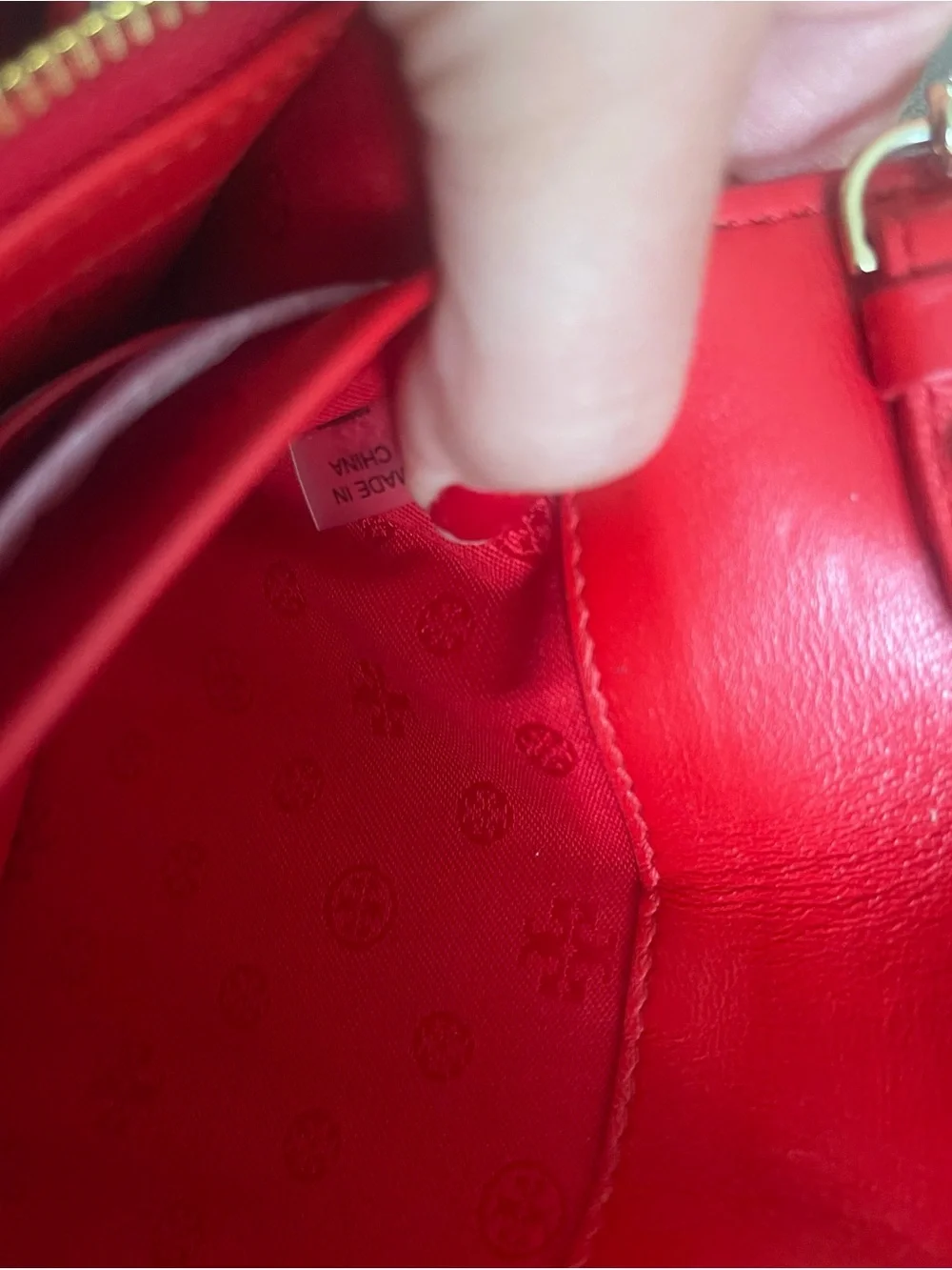 Tory Burch Red Crossbody Bag